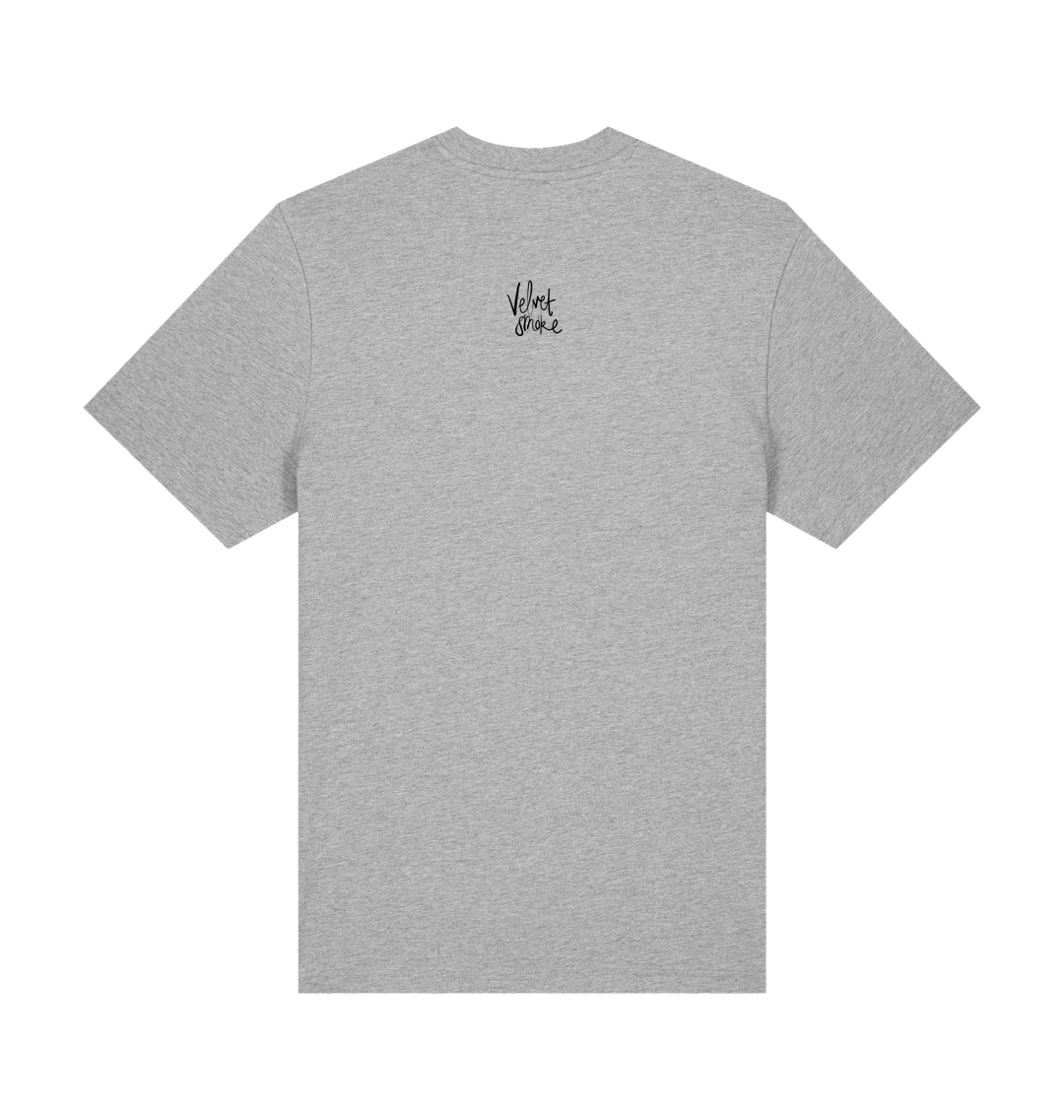 Heather Grey Printed T-shirt