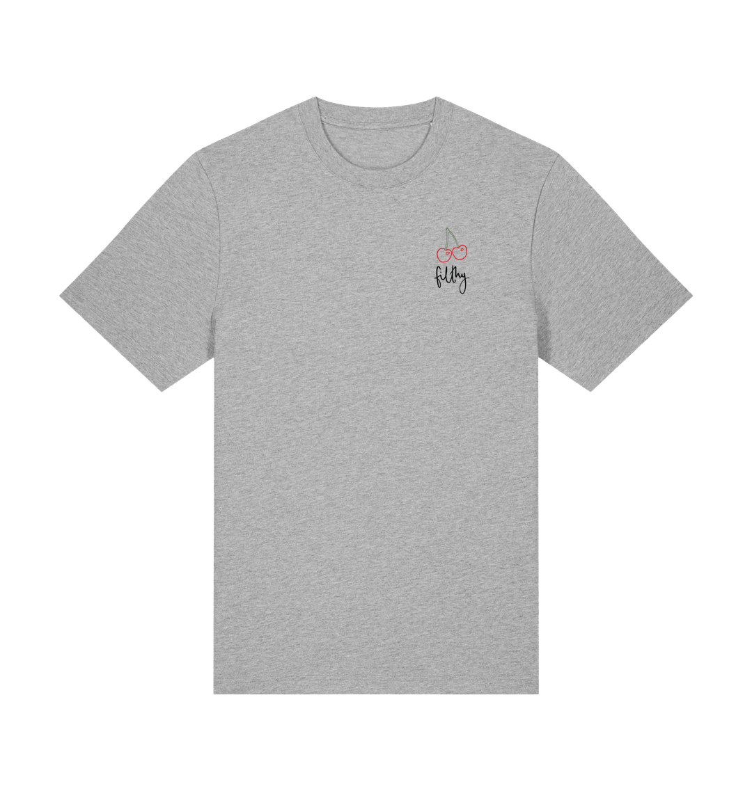Heather Grey Printed T-shirt