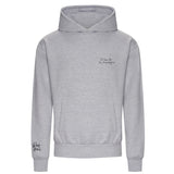 I'm here for the Champagne-Glitter Heather Grey Hoodie