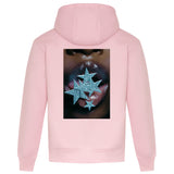 I'm here for the Champagne-Stars Baby Pink Hoodie