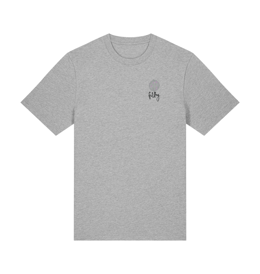 Heather Grey Printed T-shirt