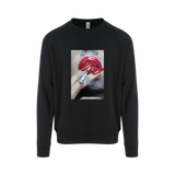 Jet Black Printed Sweater