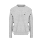 Heather Grey Printed Sweater