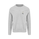 Heather Grey Printed Sweater