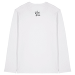 White Printed Long Sleeve T Shirt