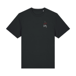 Black Printed T-shirt Front