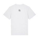 White Printed T-shirt Back