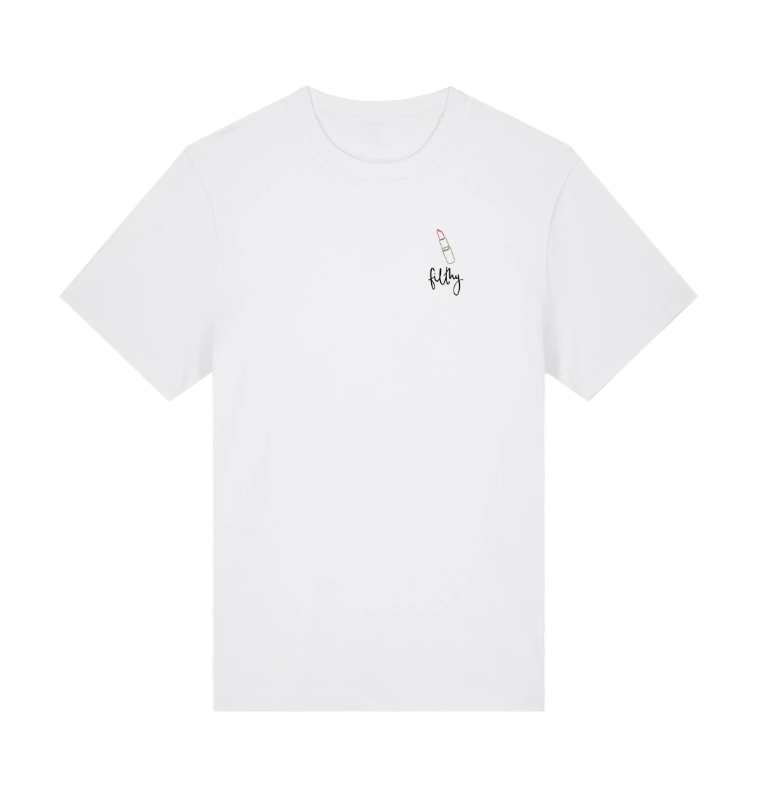 White Printed T-shirt Front