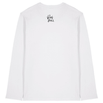 White Printed Long Sleeve T Shirt