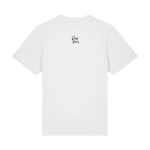 White Printed T-shirt Back