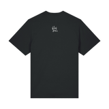 Black Printed T-shirt Back
