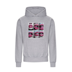 Heather Grey Printed Hoody