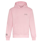 I'm here for the Champagne-Bubbles Baby Pink Hoodie