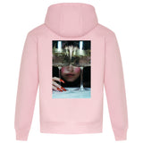 I'm here for the Champagne-Glitter Baby Pink Hoodie