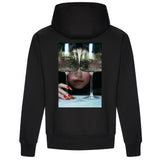 I'm here for the Champagne-Glitter Black Hoodie