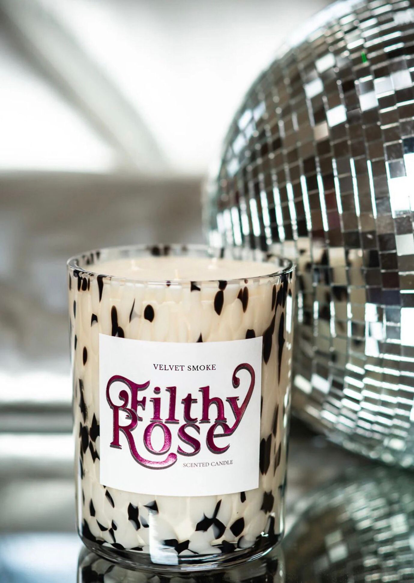 Filthy Roses Filthy Rose Scented Candle | Rose, Tobacco, Saffron Notes – Velvet Smoke