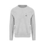 Heather Grey Printed Sweater