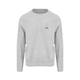Heather Grey Printed Sweater