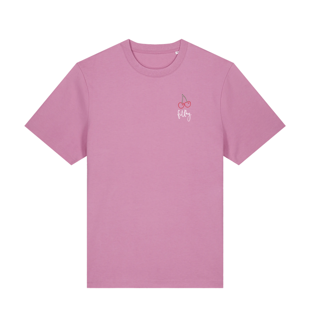 Bubble Pink Printed T-shirt Front
