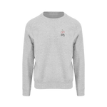 Heather Grey Printed Sweater