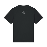 Black Printed T-shirt Back