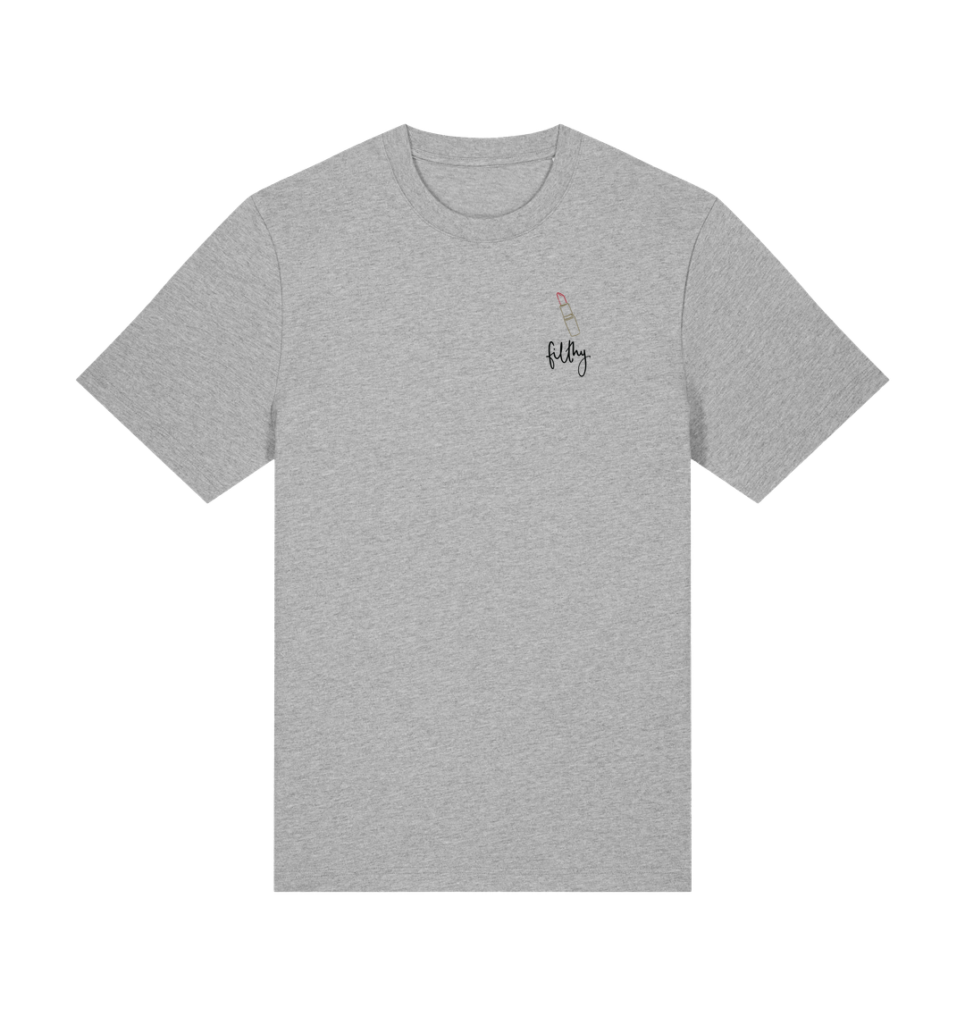 Heather Grey Printed T-shirt Front