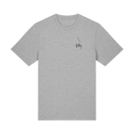 Heather Grey Printed T-shirt Front