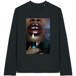 Black Printed Long Sleeve T Shirt