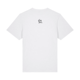 White Printed T-shirt Back